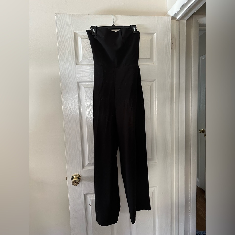 Aqua Classic Black Jumpsuit